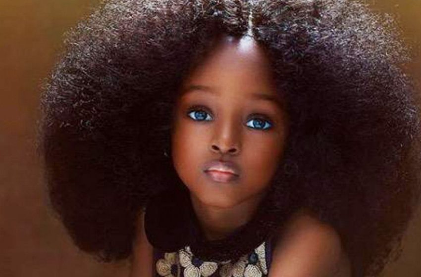  Images of the most gorgeous Nigerian girl, who was already in demand as a model at the age of 5