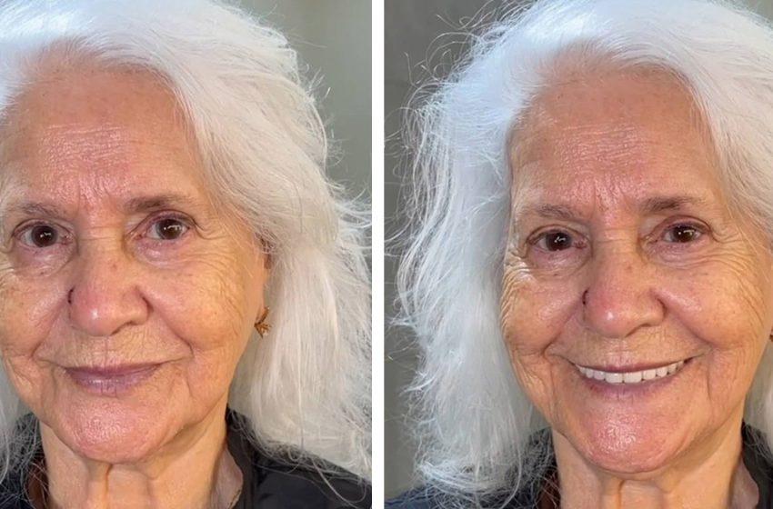  From old lady to style icon. A makeup artist transformed an ordinary grandmother beyond recognition