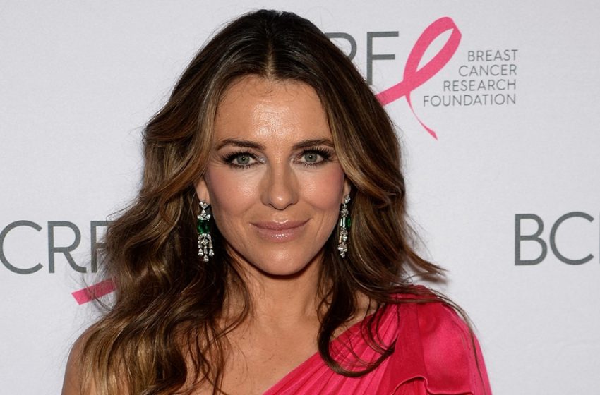 Elizabeth Hurley wore an extra-tight suit that stunned even loyal fans ...