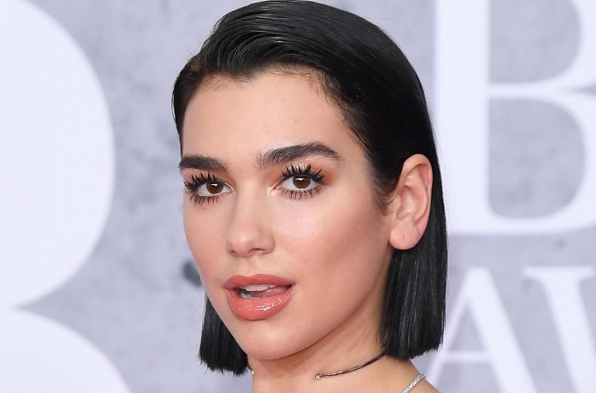  Milan Fashion Week saw Dua Lipa wearing a transparent dress and carrying a heart-shaped handbag