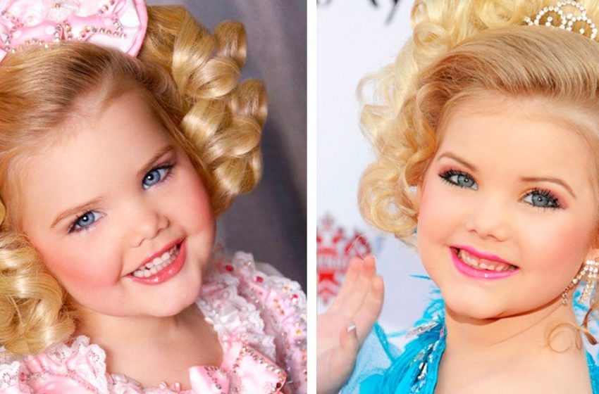  The little girl started winning beauty contests when she was 1 year old. See how she has changed after 14 years
