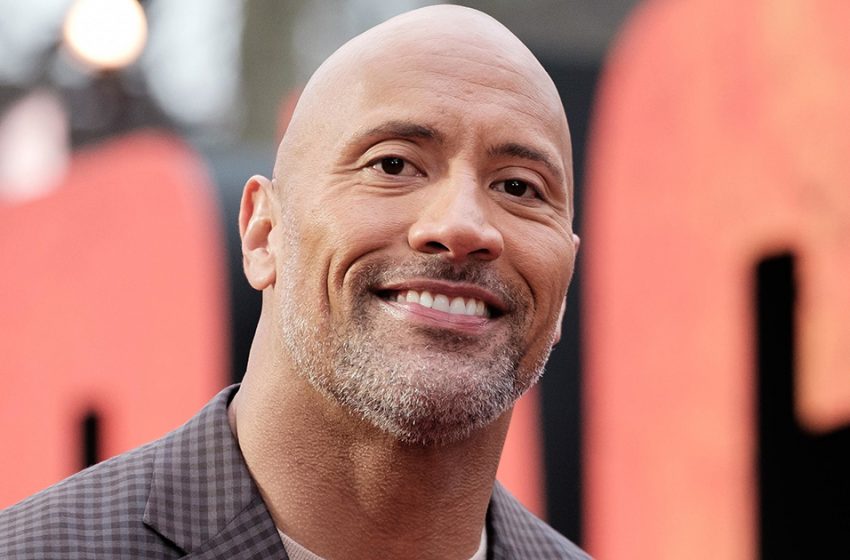  “Spent an hour washing off my lipstick.” Dwayne “The Rock” Johnson showed up with bright makeup from his daughters