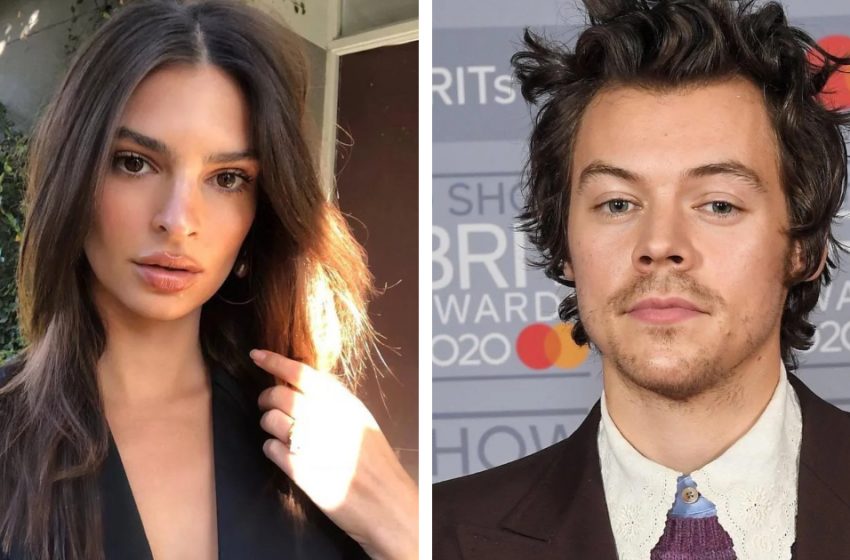  Kissing passionately on the lips: Emily Ratakowski and Harry Styles were caught by paparazzi in Tokyo