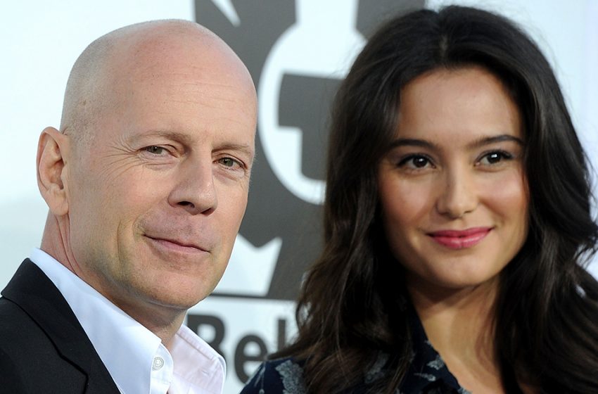  A little girl next to her gravely ill father: Bruce Willis’s wife showed a touching video