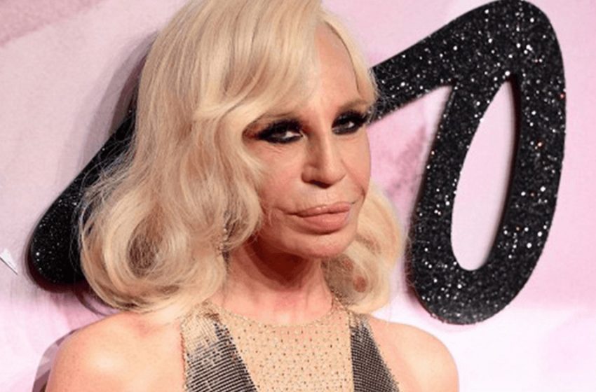  She was the Epitome of Beauty. Donatella Versace. What was She Like before the Endless Plastic?