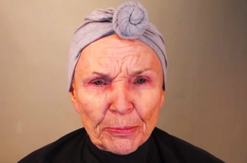  1 Million Views in One Day. 78-year-old Grandmother Made 30 Years Younger After Makeup