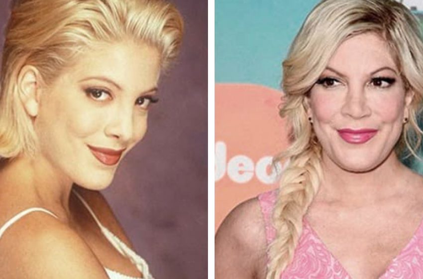  “In a Wheelchair And Bruised”: The Photos Of Tori Spelling Taken By The Paparazzi Scared Her Fans!