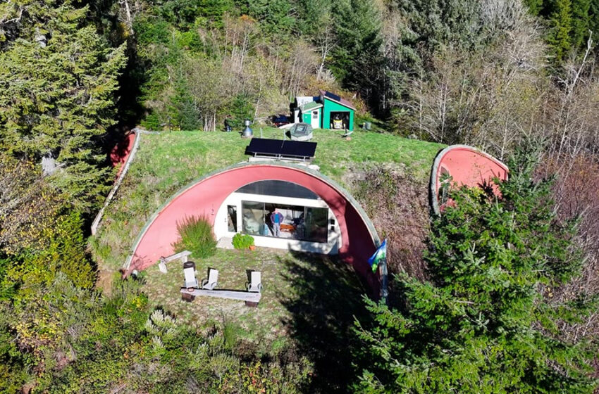  The Couple Couldn’t Get a Bank Loan For Their Dream Modern Hobbit Home: So They Built It Themselves!