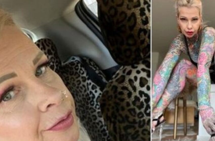  “Her Entire Body Is Covered In Tattoos”: The Lady Showed What She Looked Like A Decade Ago!