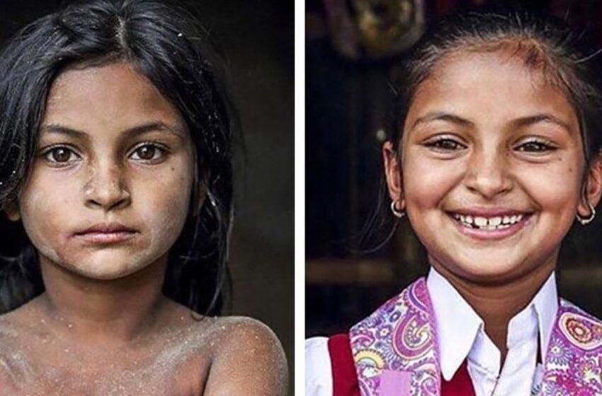  How the children changed after being able to attend school: an ordinary photographer paid for the education of 20 children from Bangladesh