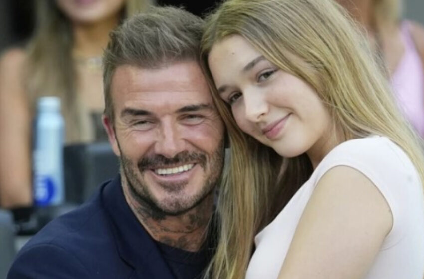  “Father And Daughter Blow Up The Net”: Photos Of David Beckham And His Daughter From The Match Are At The Top Of The Most Discussed!