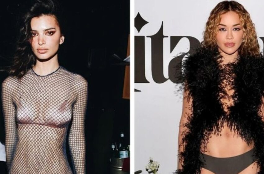  2024 Fashion Trend Among Stars: Wearing Lingerie With No Clothes On It!
