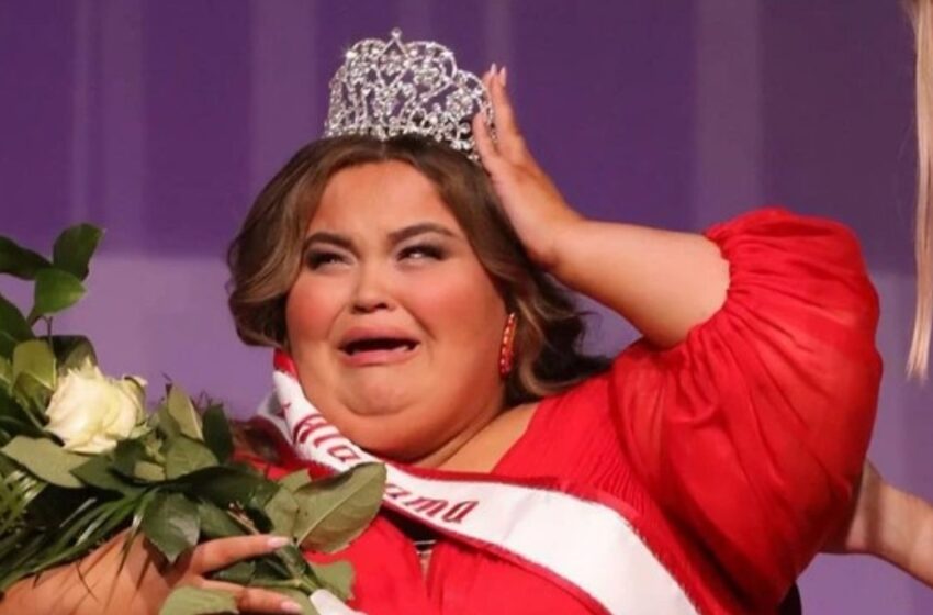  “Who Said Beautiful Girls Should Be Slim?”: A Plus-Size Woman Won “Miss Alabama”, Challenging Beauty Standards!