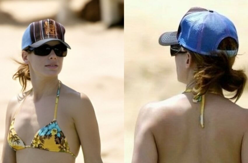  Pamanīta bikini, bauda dzīvi zem saules spožuma!: Vai vari uzminēt, kas ir šī zvaigzne?
