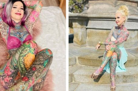 „Jos Kūnas Nuo Galvos Iki Kojų Padengtas Tatuiruotėmis“: 56-erių Tatuiruočių Mylėtoja Parodė, Kaip Atrodė Prieš Neįtikėtiną Transformaciją!