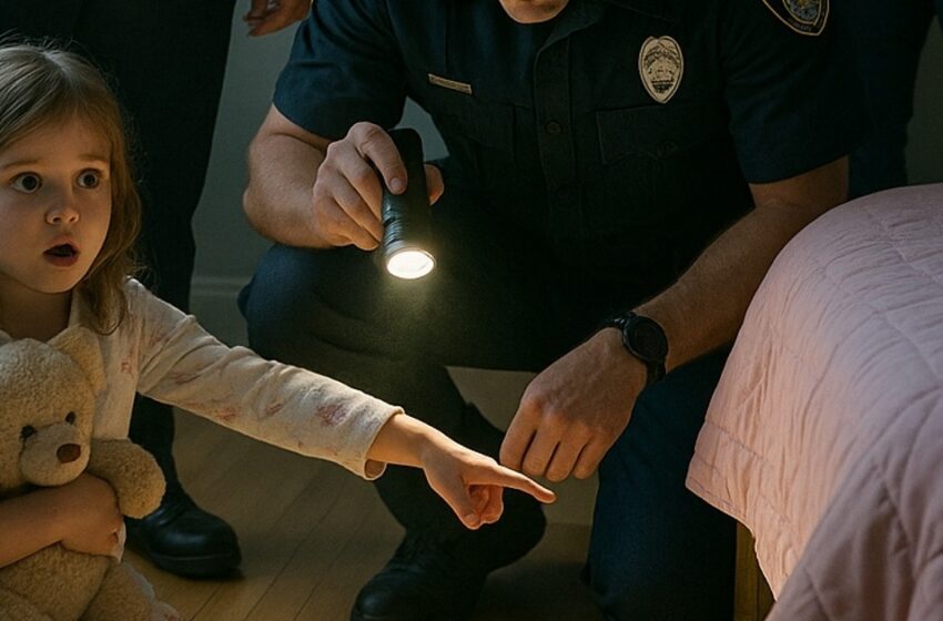  Mergaitė šnibždėjo į telefoną: „Jie yra po mano lova…“ Policija manė, kad tai tik vaikiška fantazija, tačiau kai jie pažvelgė po lova — suprato, kad klydo.