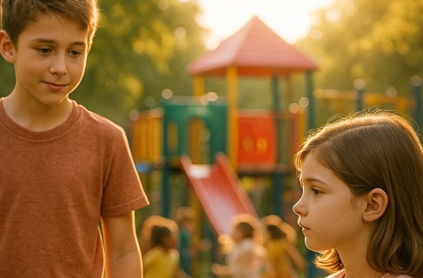  Berniukas priėjo prie mergaitės su protezu ir pasakė kažką. Tai, kas įvyko vėliau, nepaliko abejingų nė vieno žmogaus.