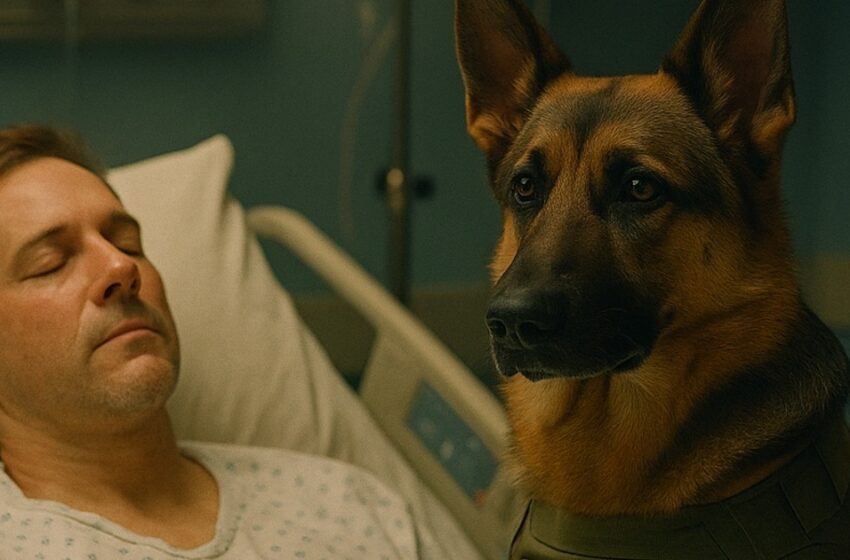  Gydytojai atvedė šunį atsisveikinti su jo šeimininke… tačiau staiga gyvūnas pašoko ant lovos ir padarė tai, kuo niekas negalėjo patikėti.