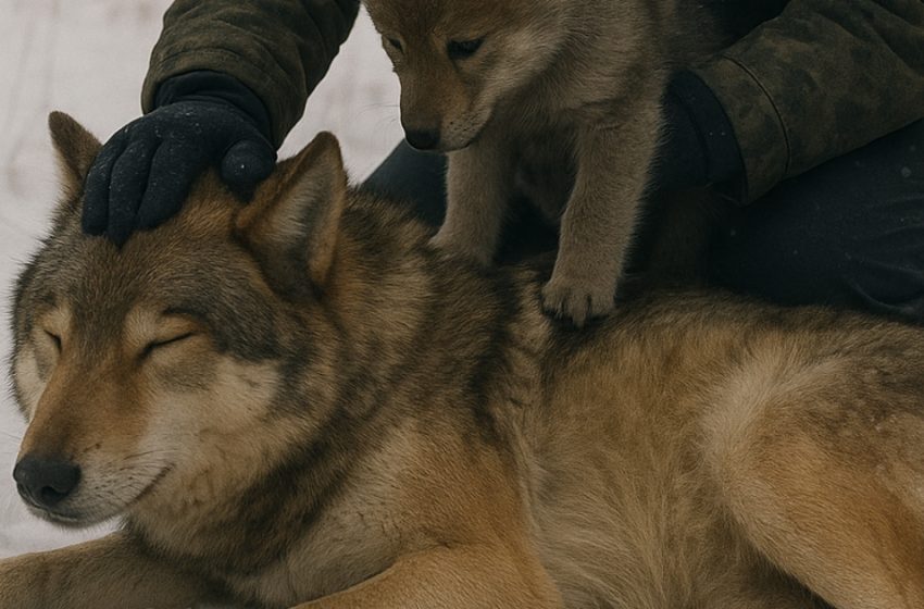 Kāds vīrietis izglāba ievainotu vilku un tā mazuli, pilnībā nezinot, kas notiks nākamajā dienā. Kad tas beidzot notika, viss ciems bija dziļi šokēts par redzēto